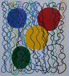 Festa - Acrylique sur toile - 210x190cm - 2004.